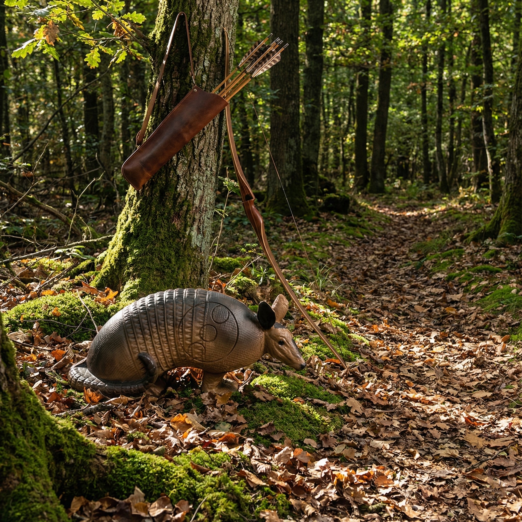Real Wild Competition Armadillo Archery Target with EZ Pull Foam