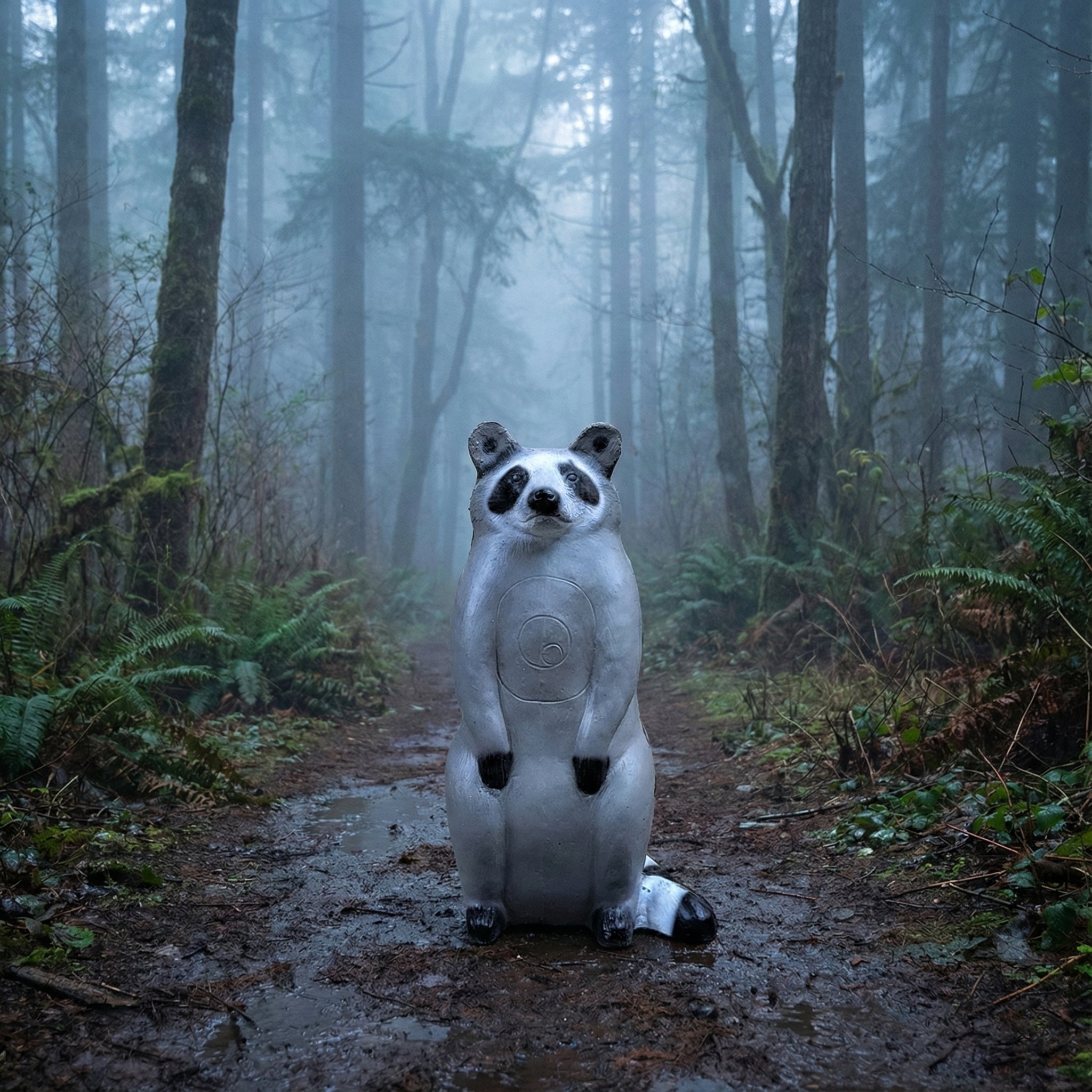 Pro Hunter EZ Pull Raccoon Archery Target