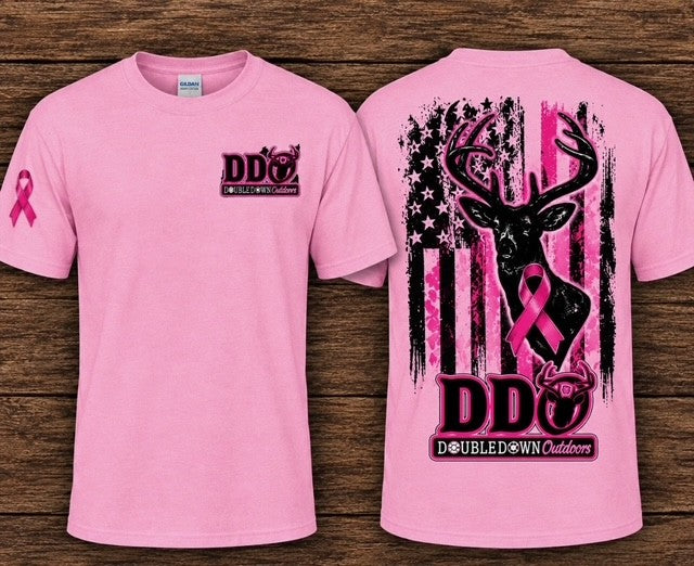 pre-sale breast cancer awareness t-shirt--DDO PINK