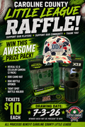 1-caroline county softball raffle