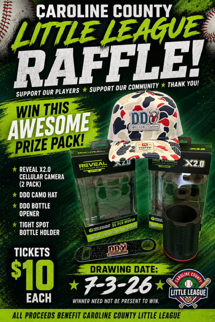 1-caroline county softball raffle
